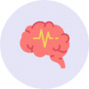 brain with circle